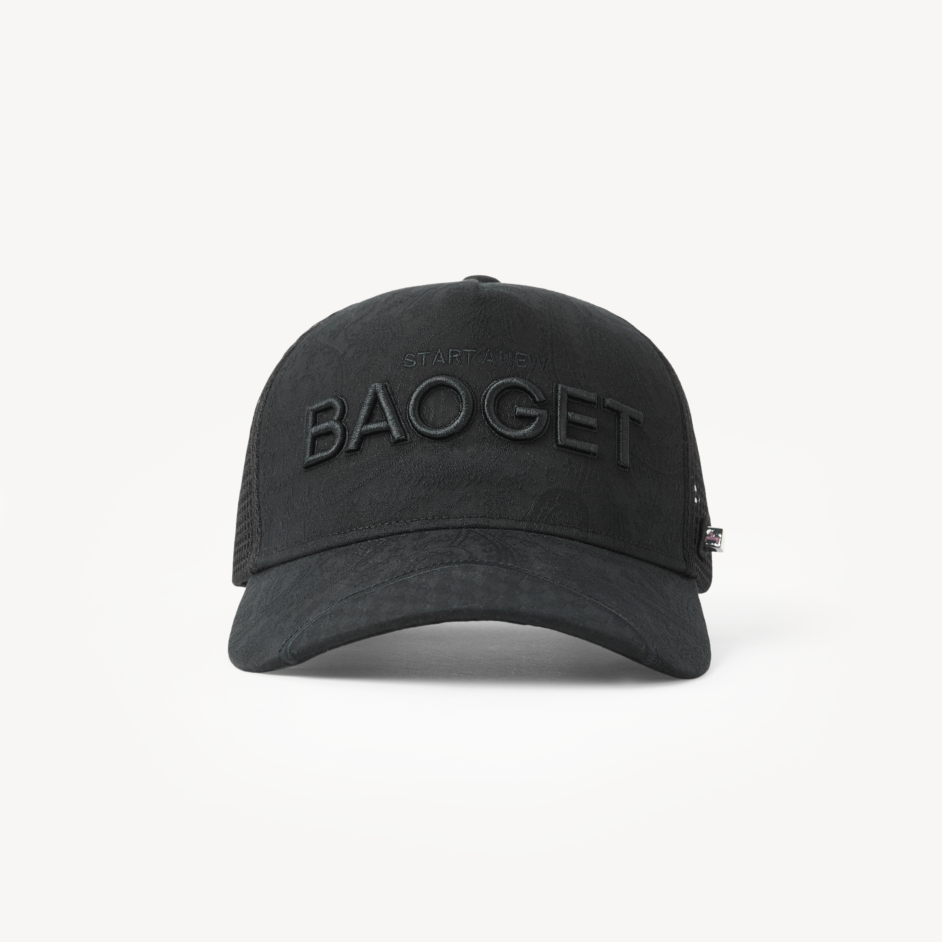 Paisley Shadow-Embroidered Baseball Cap