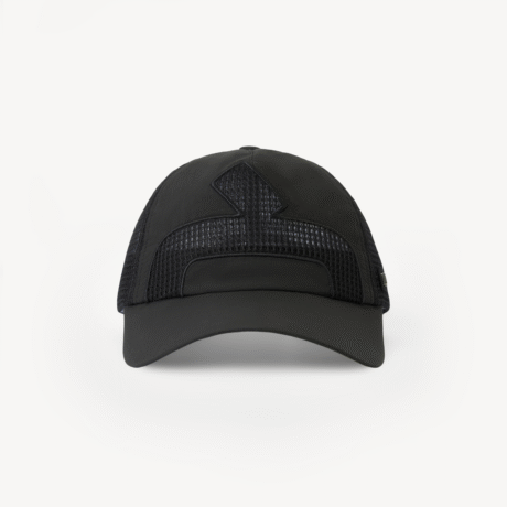 Mesh Panelled Polyester Baseball Cap