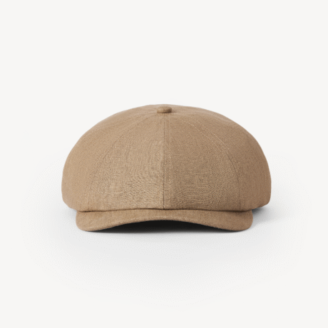 Premium Linen Octagonal Cap