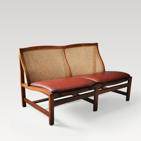 Solid wood genuine leather chair