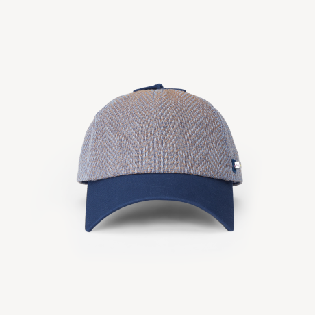 Chinese Knot Detail Wool-Blend  Baseball Cap
