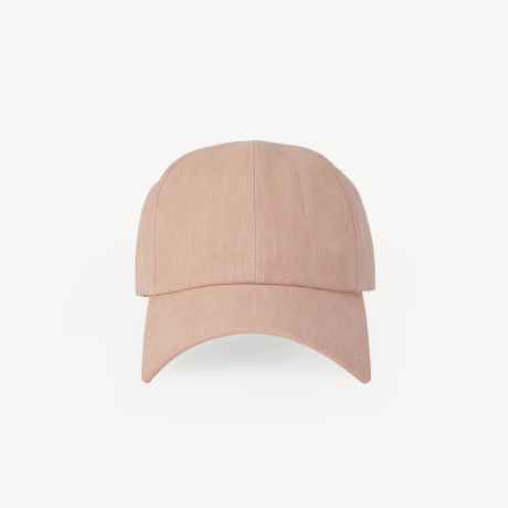 Linen Leather Watch Buckle Square Brim Baseball Cap