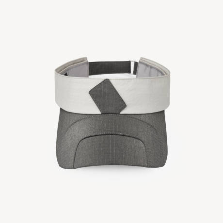 Lightweight Tech Fabric Visor Cap with Contrast Color Logo