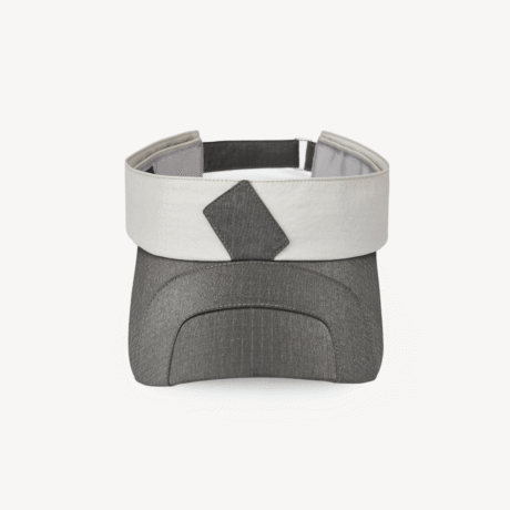 Lightweight Tech Fabric Visor Cap with Contrast Color Logo
